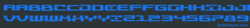 En savoir plus sur la police Troopersacadexpand Police Troopersacadexpand – polices bleues sur fond noir
