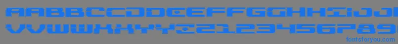 fuente Troopersacadexpand – Fuentes Azules Sobre Fondo Gris