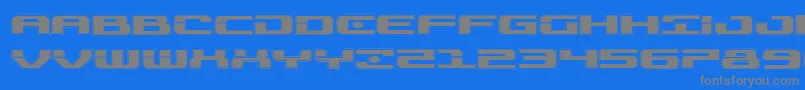 fuente Troopersacadexpand – Fuentes Grises Sobre Fondo Azul