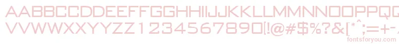BankgothicRegularDb Font – Pink Fonts on White Background