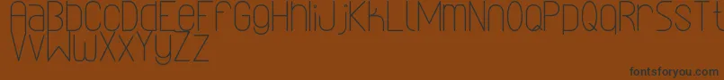 LinealSimplesSt Font – Black Fonts on Brown Background