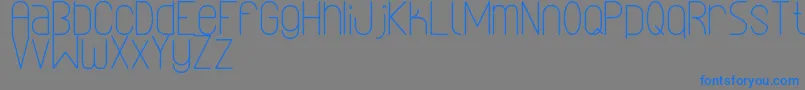LinealSimplesSt Font – Blue Fonts on Gray Background