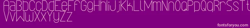 LinealSimplesSt Font – Pink Fonts on Purple Background