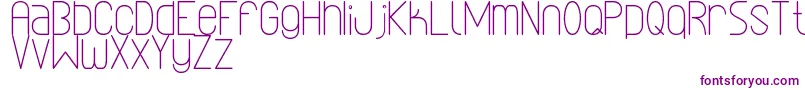 LinealSimplesSt Font – Purple Fonts on White Background