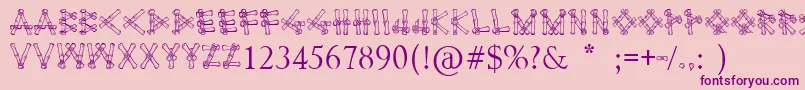 More about Bamboodesaipan Font Bamboodesaipan Font – Purple Fonts on Pink Background