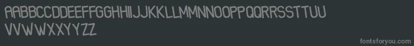 fuente XenikFreePromo – Fuentes Grises Sobre Fondo Negro