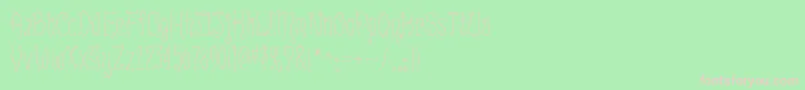 InnsmouthPlain Font – Pink Fonts on Green Background