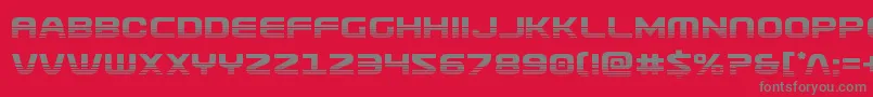 More about Usuzihalf Font Usuzihalf Font – Gray Fonts on Red Background