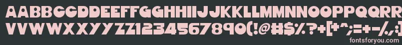 GorgeousGirls Font – Pink Fonts on Black Background