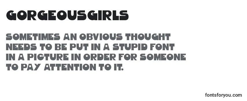 GorgeousGirls Font