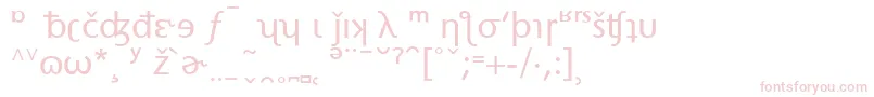 StoneSansPhoneticAlternate Font – Pink Fonts on White Background