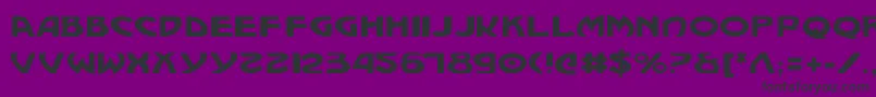 fuente Machv2 – Fuentes Negras Sobre Fondo Morado