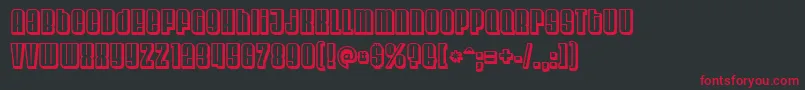 Velvendachill Font – Red Fonts on Black Background