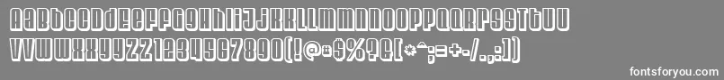 Velvendachill Font – White Fonts on Gray Background