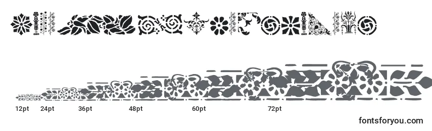 GeVictorianDesign Font Sizes