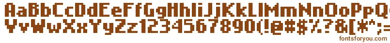 フォントNokiafc22 – 茶色のフォント