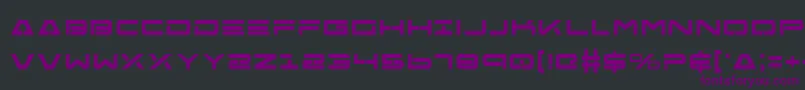 Free Agent Bold Font – Purple Fonts on Black Background