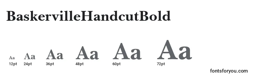 BaskervilleHandcutBold Font Sizes