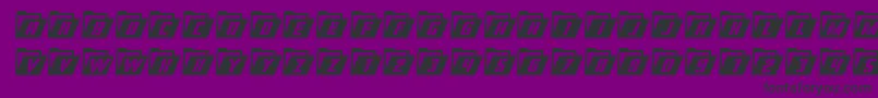 Eyesonlycondital Font – Black Fonts on Purple Background
