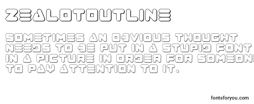 ZealotOutline Font