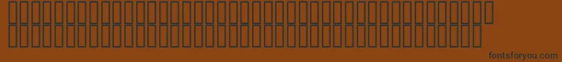 Watersupply500 Font – Black Fonts on Brown Background