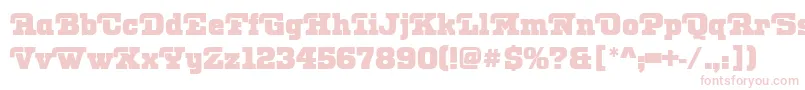 OtisPosterRegular Font – Pink Fonts on White Background