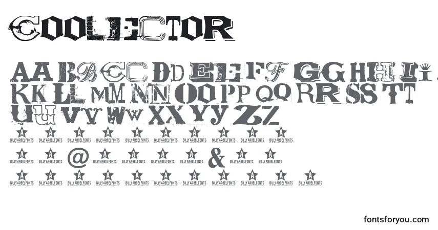 Coolector-fontti – aakkoset, numerot, erikoismerkit