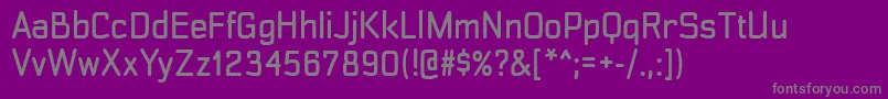 Fonte TransmuteRg – fontes cinzas em um fundo violeta