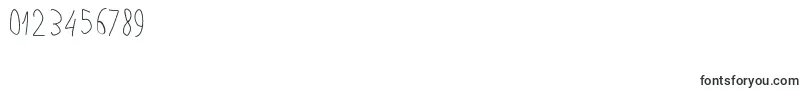 Pwlefthand-Schriftart – Schriften für Zahlen und Nummern