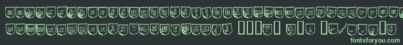 TrollBait Font – Green Fonts on Black Background