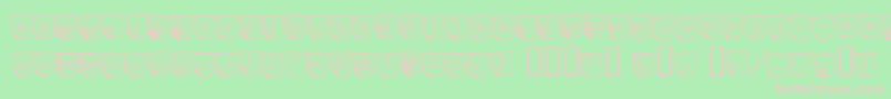 TrollBait Font – Pink Fonts on Green Background