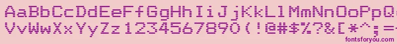 En savoir plus sur la police DotriceBold Police DotriceBold – polices violettes sur fond rose