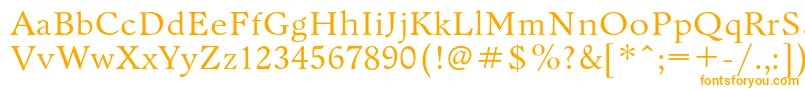 Weitere Informationen zur Bannikovac-Schriftart Bannikovac-Schriftart – Orangefarbene Schriften