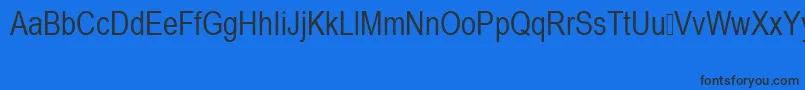 ArialNarrowSpecialG1 Font – Black Fonts on Blue Background