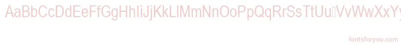 ArialNarrowSpecialG1 Font – Pink Fonts on White Background