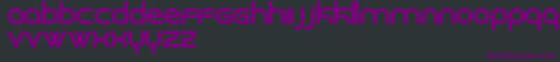 Roundabout Font – Purple Fonts on Black Background