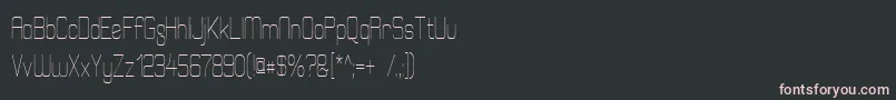 Fonte ElgethyEstCondensed – fontes rosa em um fundo preto