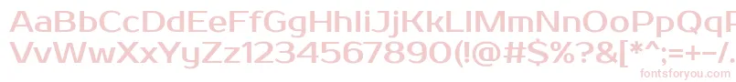 Шрифт Prosto – розовые шрифты
