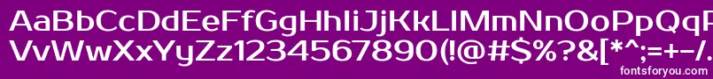 More about Prosto Font Prosto Font – White Fonts on Purple Background