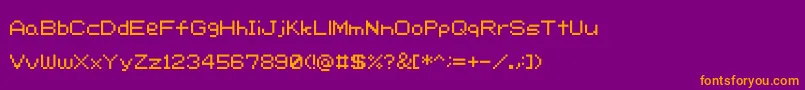Lisätietoja Rcr-fontista Rcr-fontti – oranssit fontit violetilla taustalla