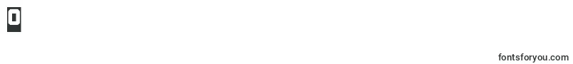 BrotherInverse Font – Fonts for Digit 0