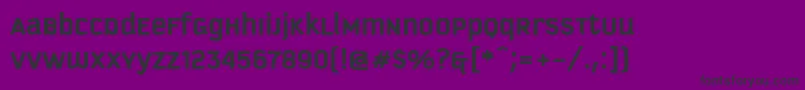 Więcej informacji o czcionce KautivaUniBold Czcionka KautivaUniBold – czarne czcionki na fioletowym tle