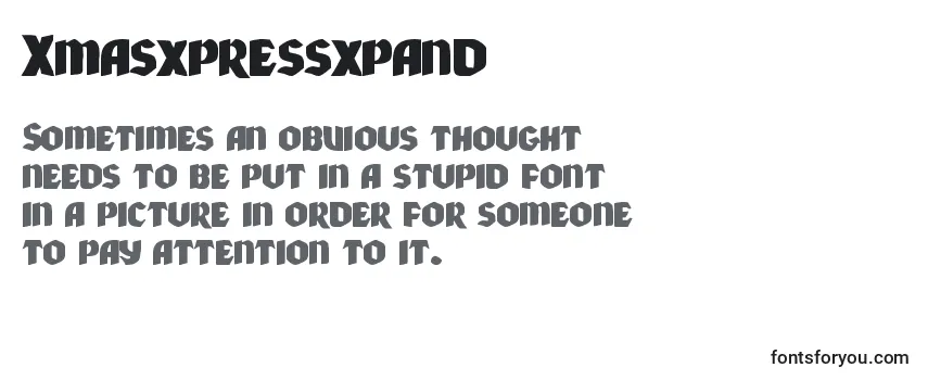 Xmasxpressxpand Font