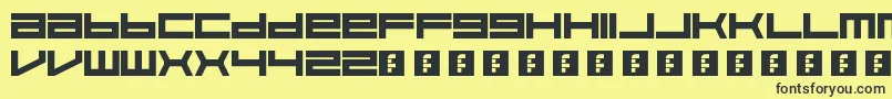 Feisar Font – Black Fonts on Yellow Background