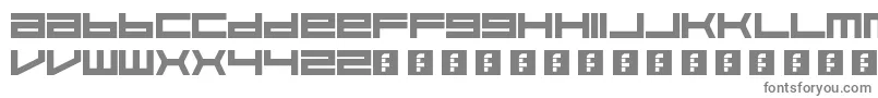 Feisar-fontti – harmaat kirjasimet valkoisella taustalla