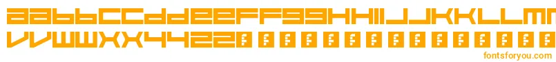 Feisar Font – Orange Fonts on White Background