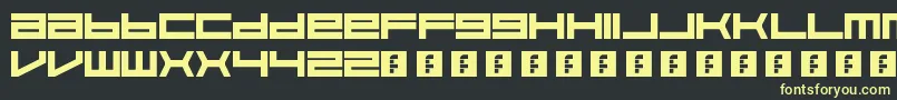 Feisar Font – Yellow Fonts on Black Background