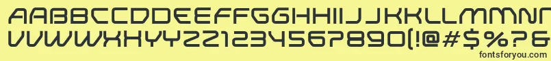 More about Researchremix Font Researchremix Font – Black Fonts on Yellow Background