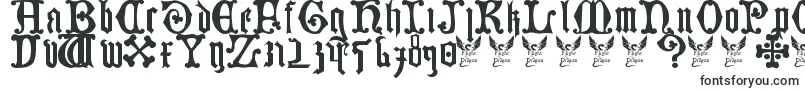 GermanBlackletters15thC-fontti – Alkavat G:lla olevat fontit