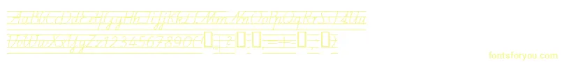 Schulschriftcl4-fontti – keltaiset fontit